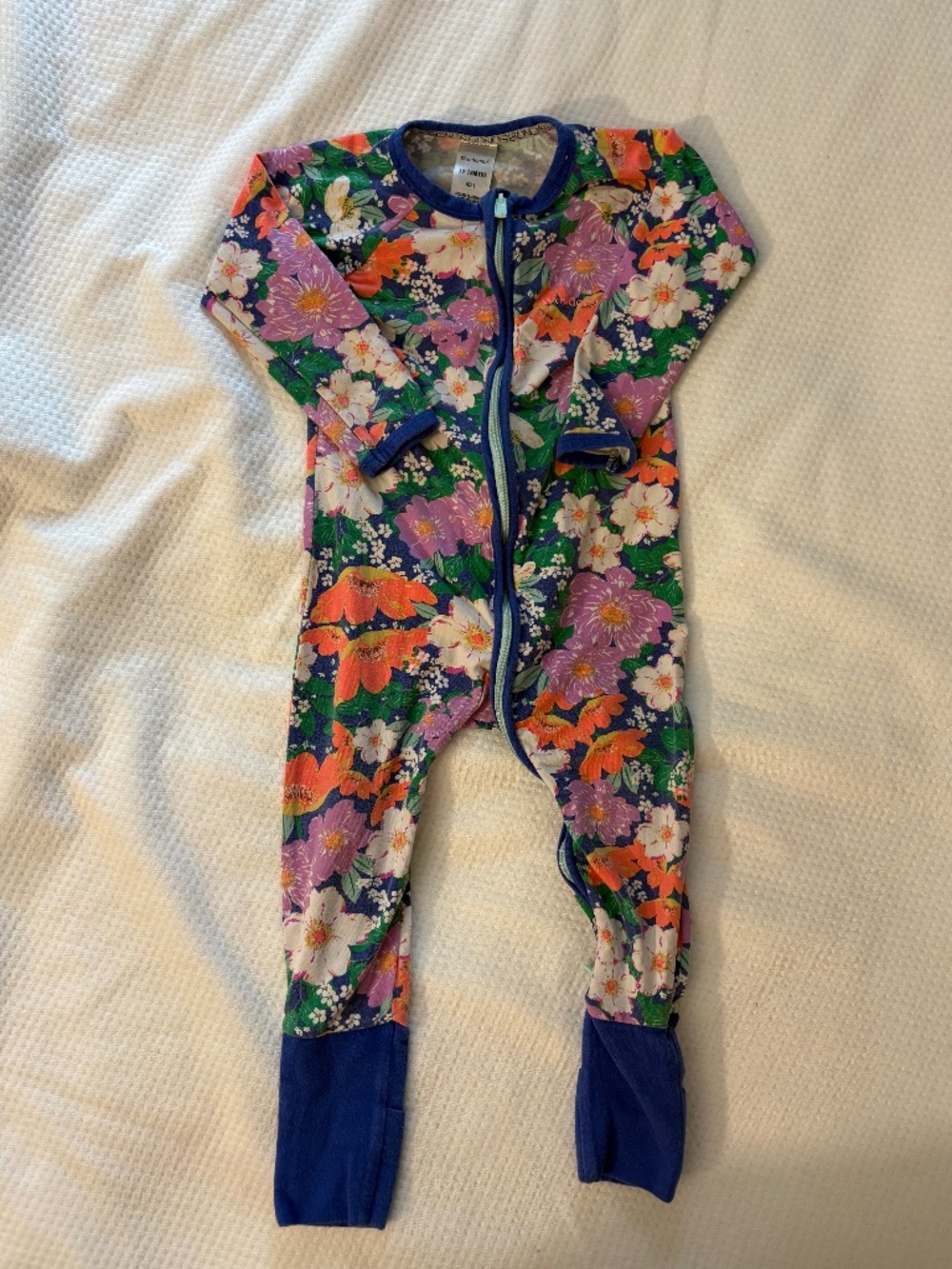 💐 BONDS Floral Wondersuit | Blue, Pink, Purple & Orange 💙 Baby Sleeper